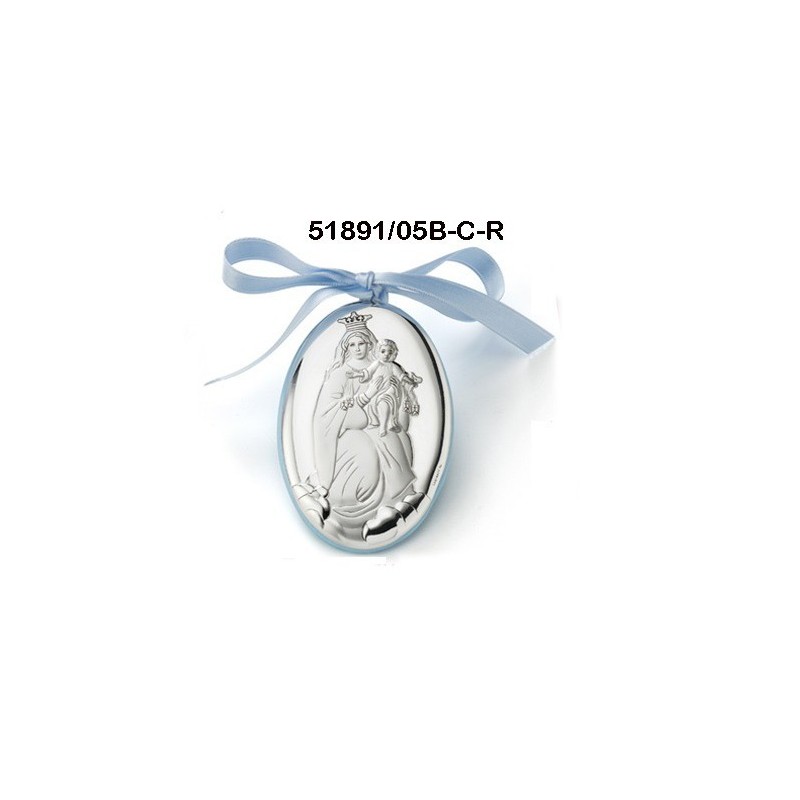 Medallon oval virgen del carmen