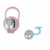 Set portachupetespinza virgen pilar celeste