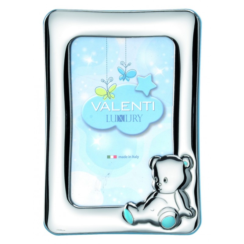Marco fotos personalizado oso celeste 9x13 