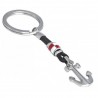 Llavero ancla detalle rojo
