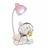 Lampara mini oso rosa