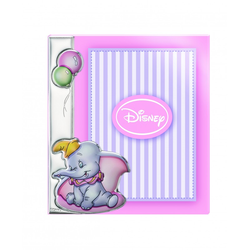 Marco fotos personalizado dumbo rosa lateral 15x20