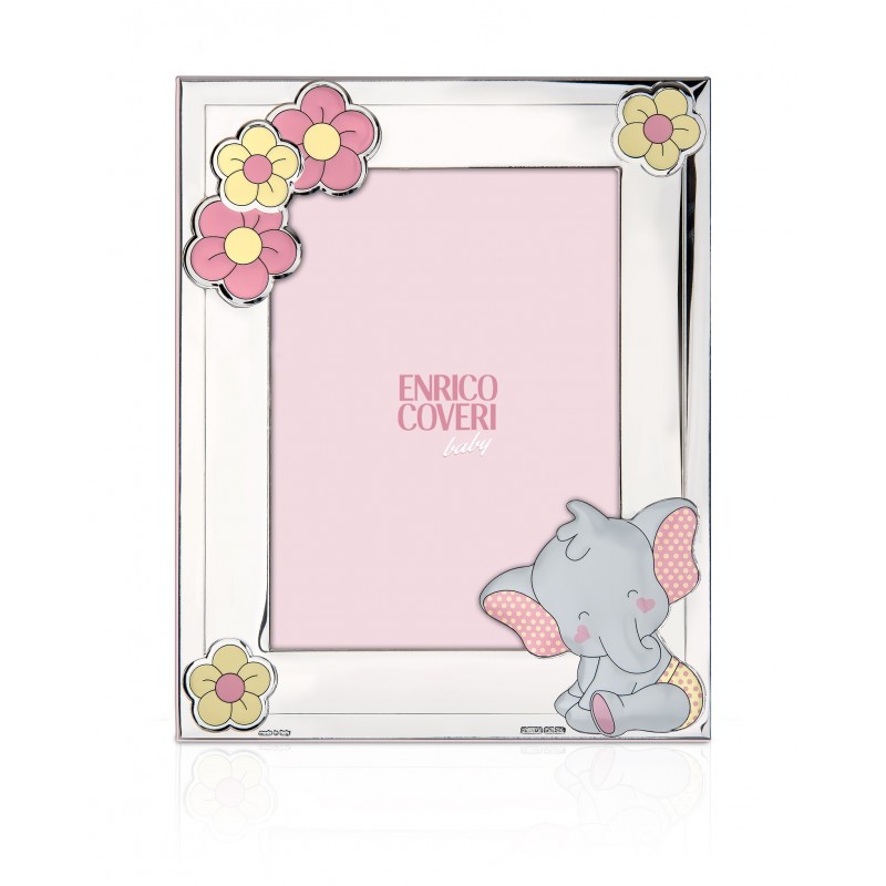 Marco fotos personalizado elefante rosa 9x13