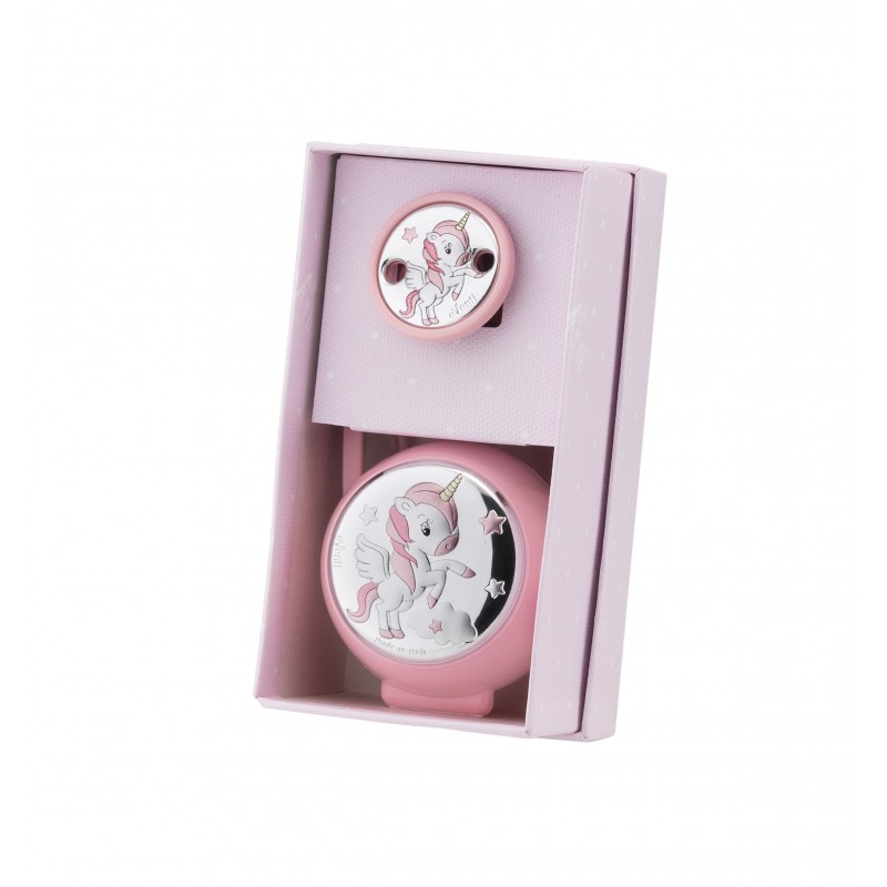 Set pinzap.chupetes unicornio rosa