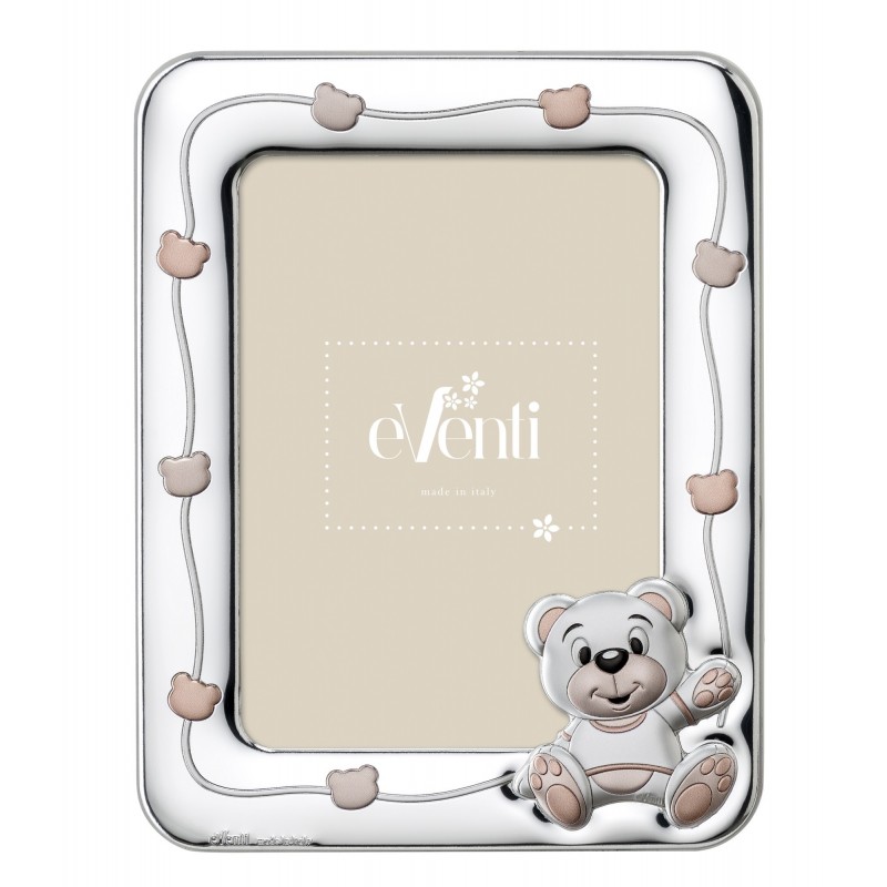 Marco fotos personalizado oso 13x18 blanco