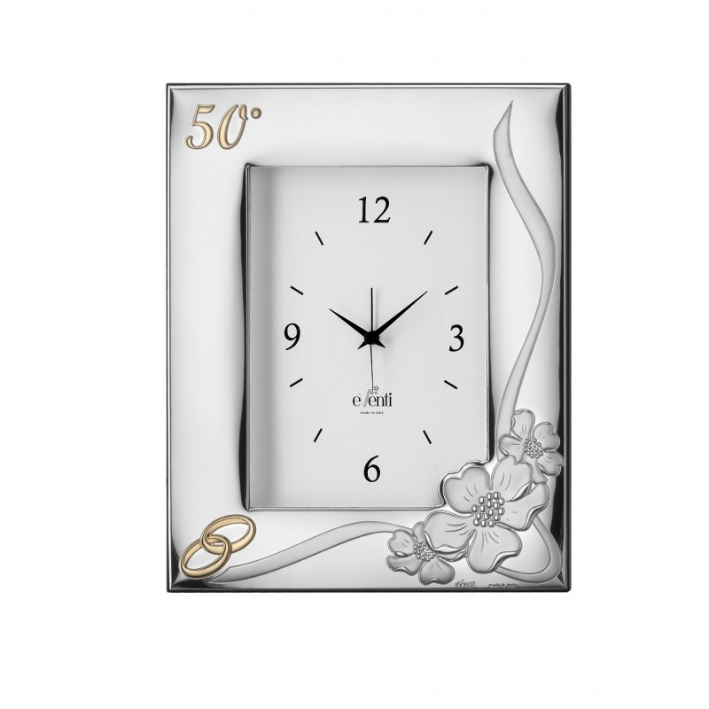 Reloj 50 aniversario 13x18 personalizado para bodas de oro
