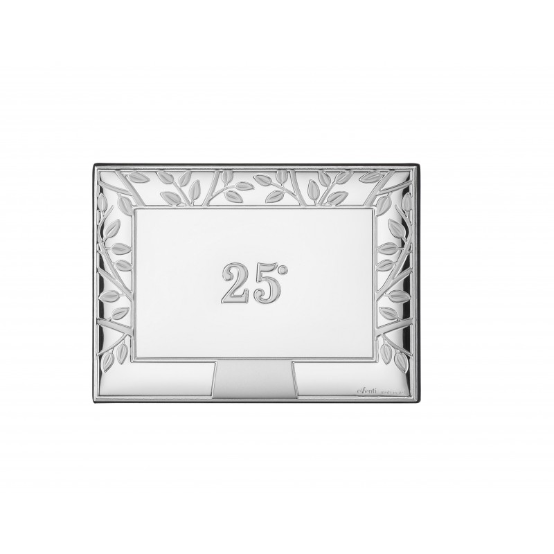 Placa 25 aniversario 9x13 personalizada bodas de plata