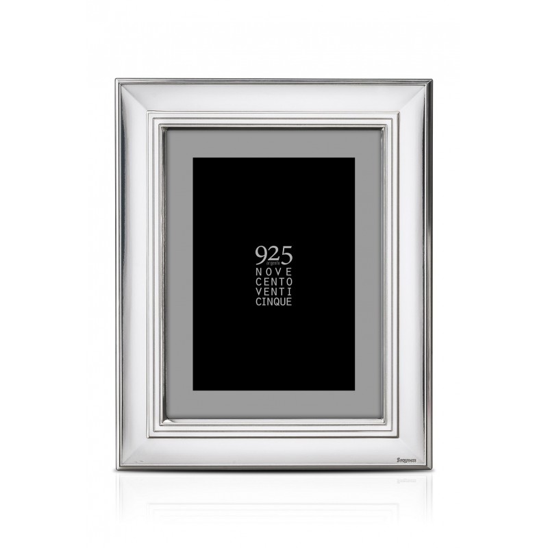 Marco fotos personalizado linea climb 15x20 plata 925 plata bilaminada