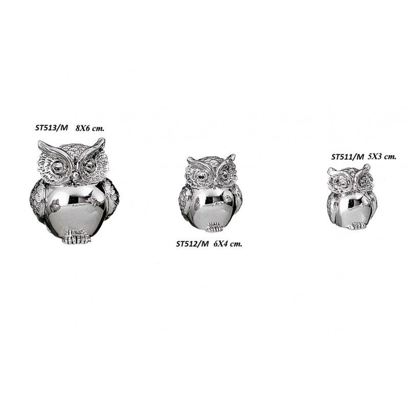 Buho resina mediano 6x4 cm
