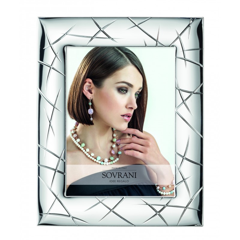 Marco fotos personalizado brillo trasera blanca 10x15