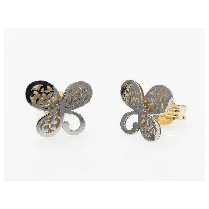 Pendientes mariposa calada