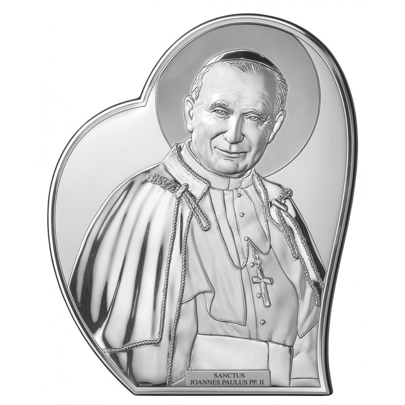 **ICONO JUAN PABLO II, 16X19.5CMS