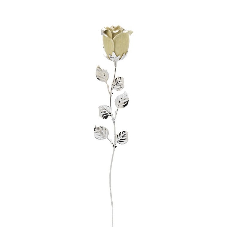 ROSA 33CMS BLANCA