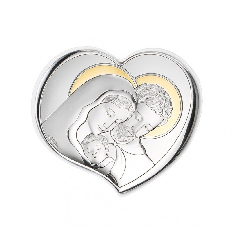 *ICONO S.FAMILIA CORAZON TRASERA BLANCA 38X33.5