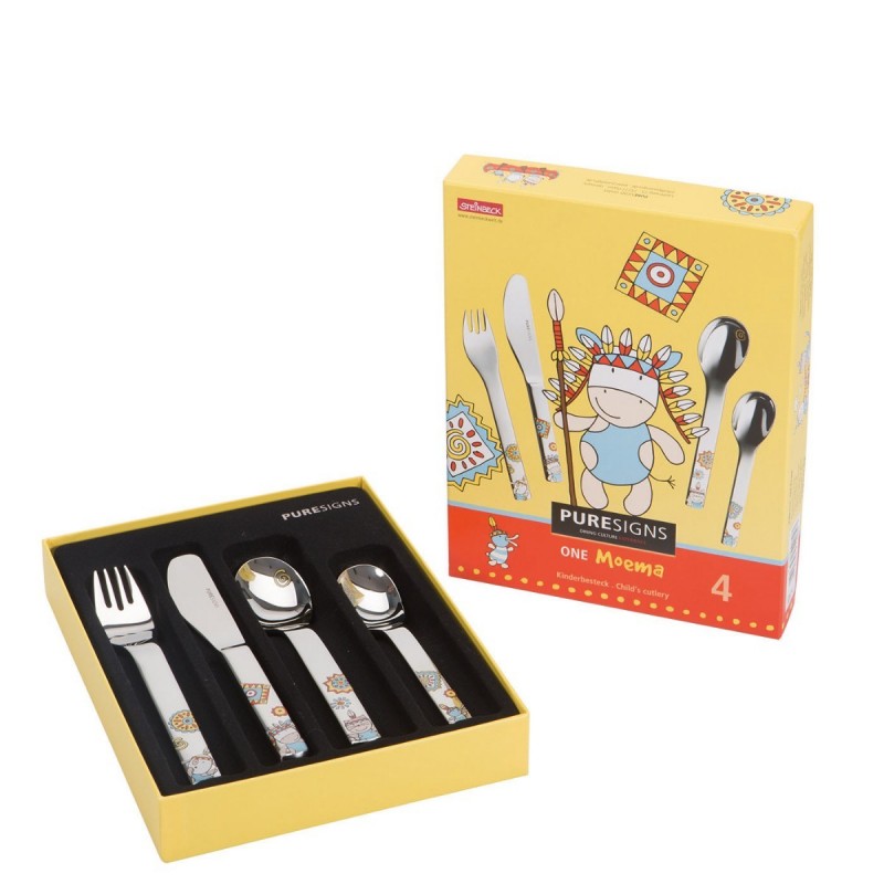 SET 4 CUBIERTOS MOEMA      - INDIO