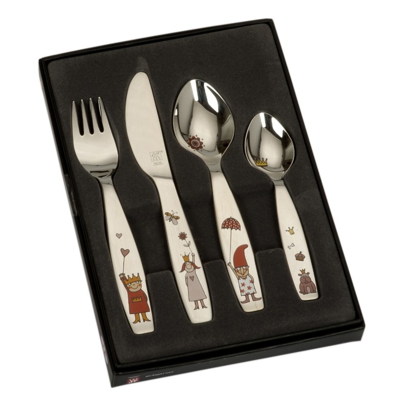 SET CUBIERTOS 4 PIEZAS EMILIE- PRINCESA