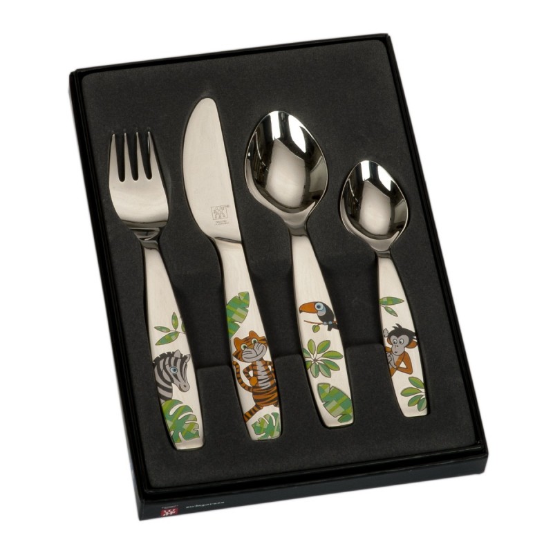 SET 4 CUBIERTOS JUNGLA