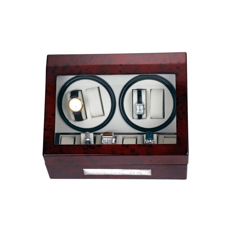 CAJA RELOJERO AUTOMATICO 2 ROTORES 31X24X17