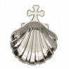 CONCHA METAL PLATEADO CRUZ