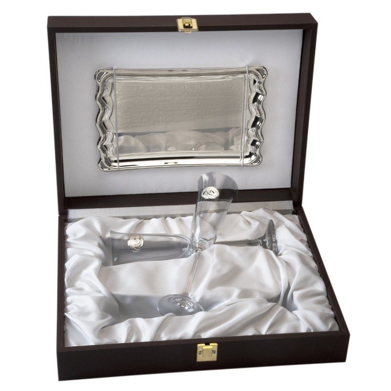 ESTUCHE 2 COPAS 25 ANIV. S/BANDEJA