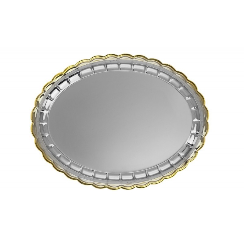 BANDEJA OVAL PLAT. 17x13 P-0103