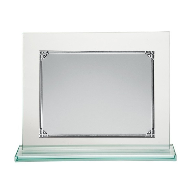 CRISTAL 29x24 C/PLACA ALUM. 15X20 C/ESTUCHE