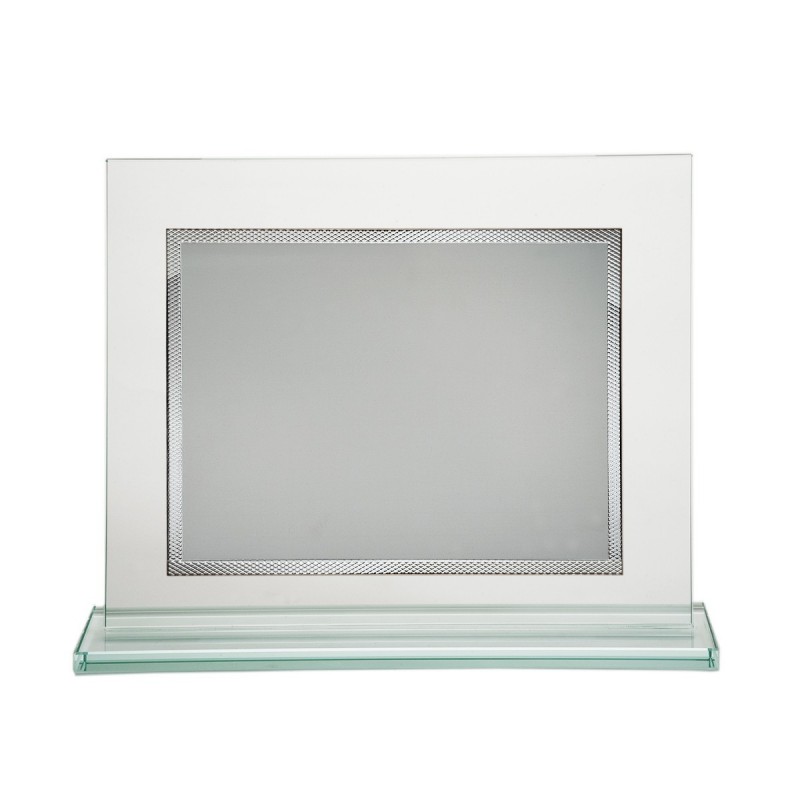 CRISTAL23X20 C/PLACA ALUM. 12X16 C/ESTUCHE