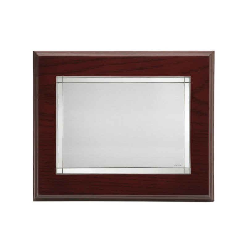 PLACA 23x19 LATON PLAT. 16X12