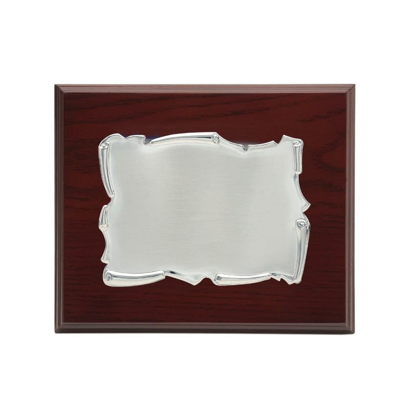 PLACA 29x23 METAL PLAT. 20X15 P-0406