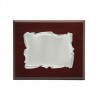PLACA 29X23 METAL PLT. 20X15 MADERA LUJO P-0406