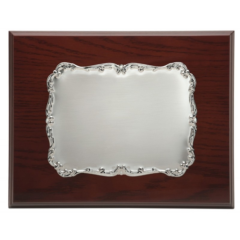 PLACA 23X19 METAL PLAT. 16X12 P-0443