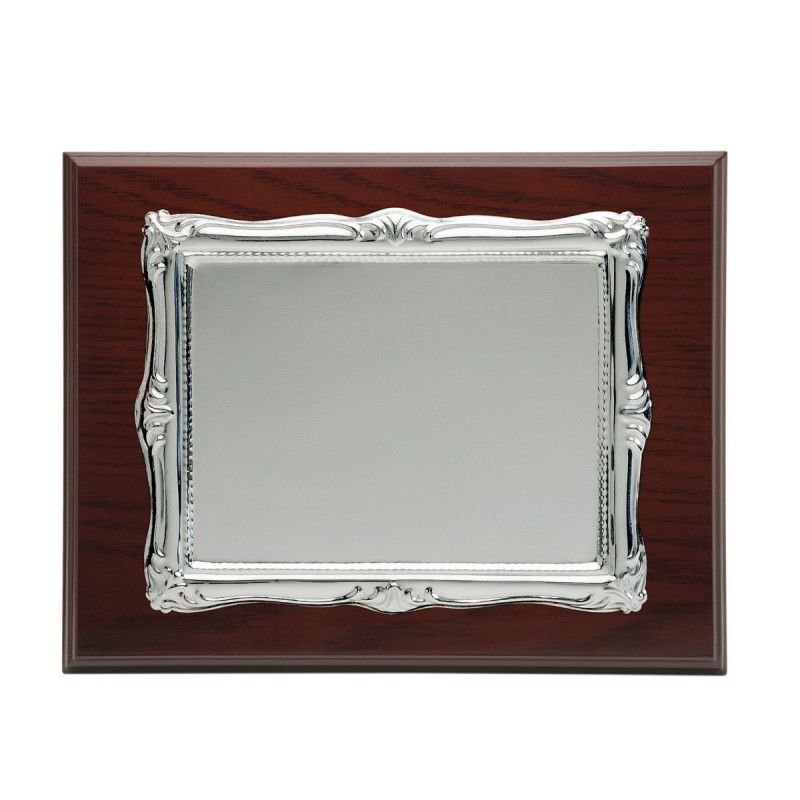 PLACA 23X19 ALUM. BLANCO 16X12