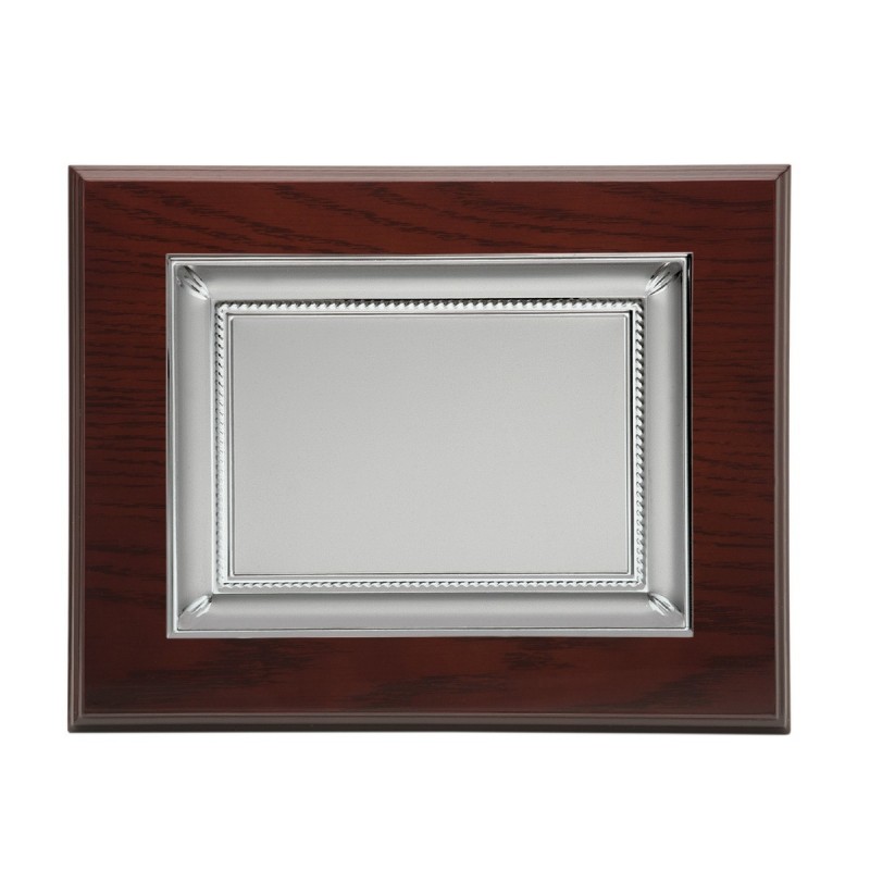 **PLACHA 29X23 ALUM. PLAT 20X15 MADERA LUJO P-0416