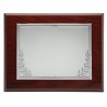 PLACA 29X23 CHAPA 15X20 ALUMINIO LAUREL P-0460