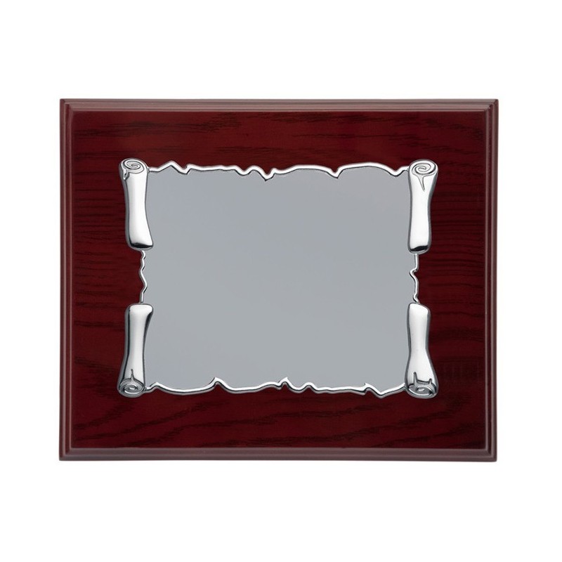PLACA 29X23 CHAPA 20X15 MADERA LUJO P-1700