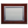 PLACA 23X19 ALUM. 16X12 MADERA LUJO P-1706