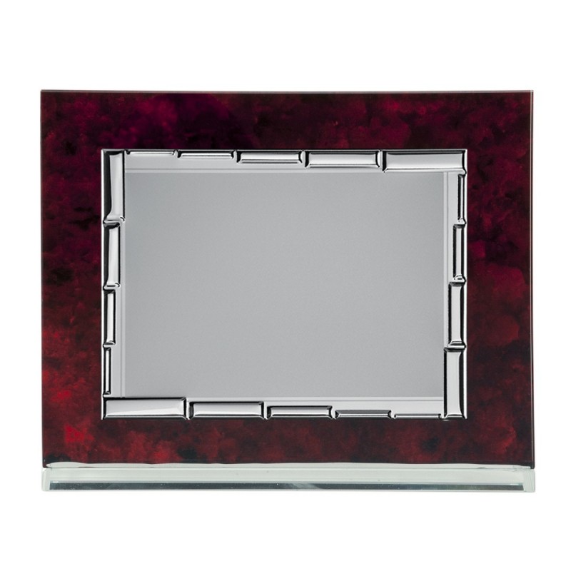 PLACA CRISTAL 25X20X6 + PLACA ALUM. 15X20