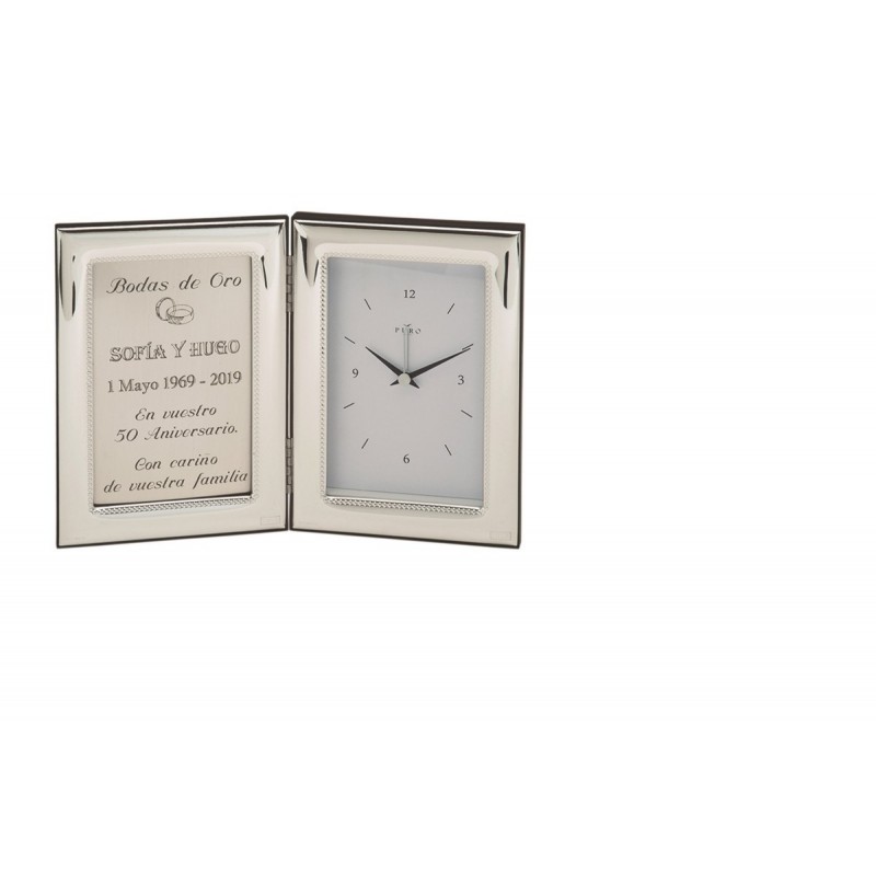 PLACA BILAMINADA+ RELOJ 13X18