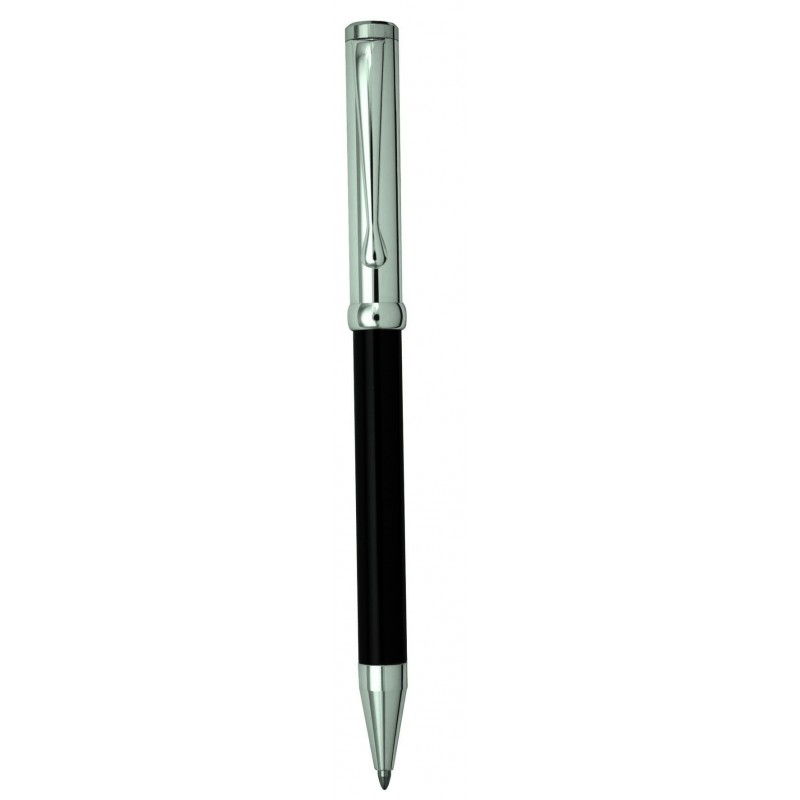BOLIGRAFO PLATA 925 LACADO NEGRO