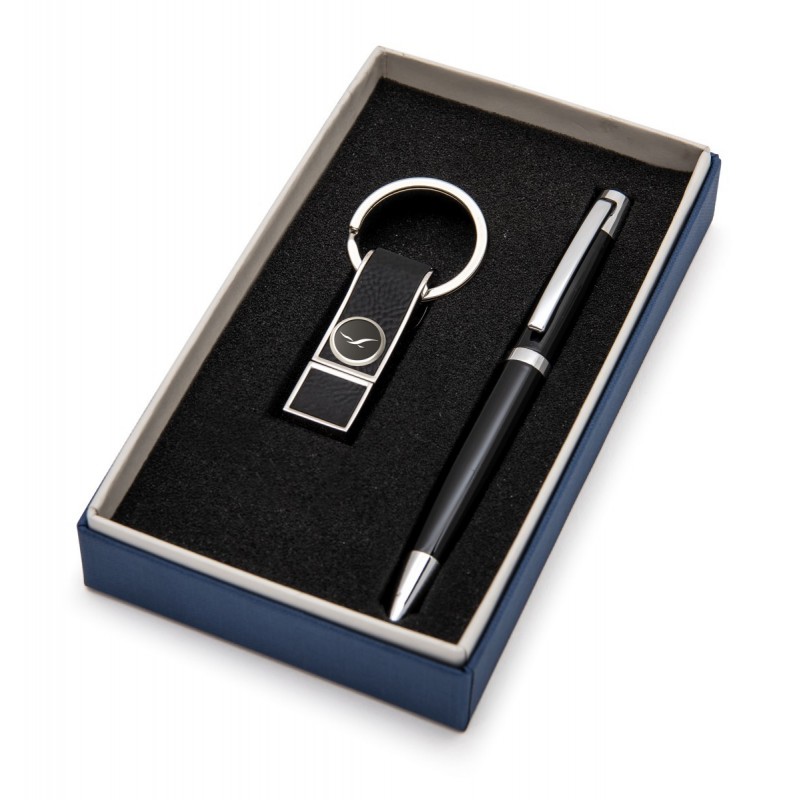 SET LLAVERO USB (4GB) + BOLIGRAFO NEGRO