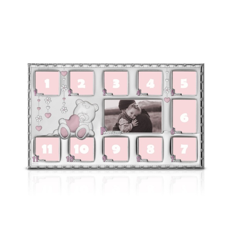 P.FOTOS PRIMER AÑO ROSA OSO CORAZON 31X19