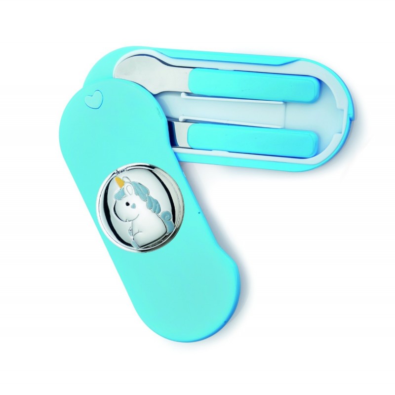 SET CUBIERTOS UNICORNIO CELSTE