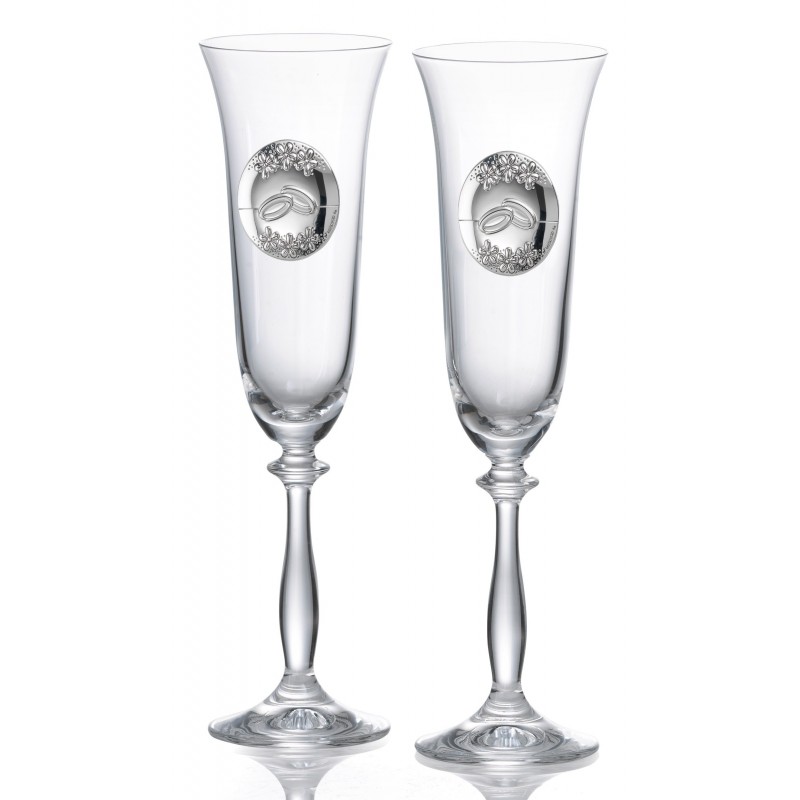 Copas personalizadas para bodas en cristal Bohemia