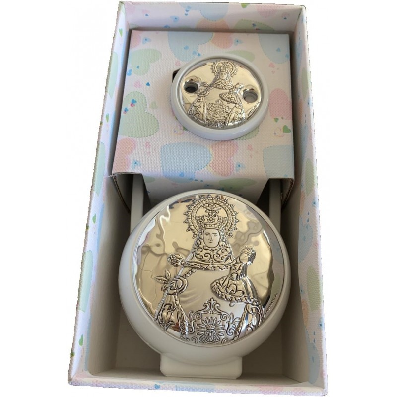 Set p.chupetespinza virgen covadonga blanca