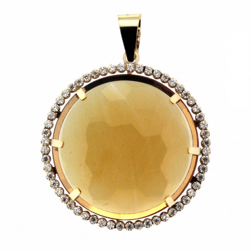 COLGANTE PIEDRA COLOR