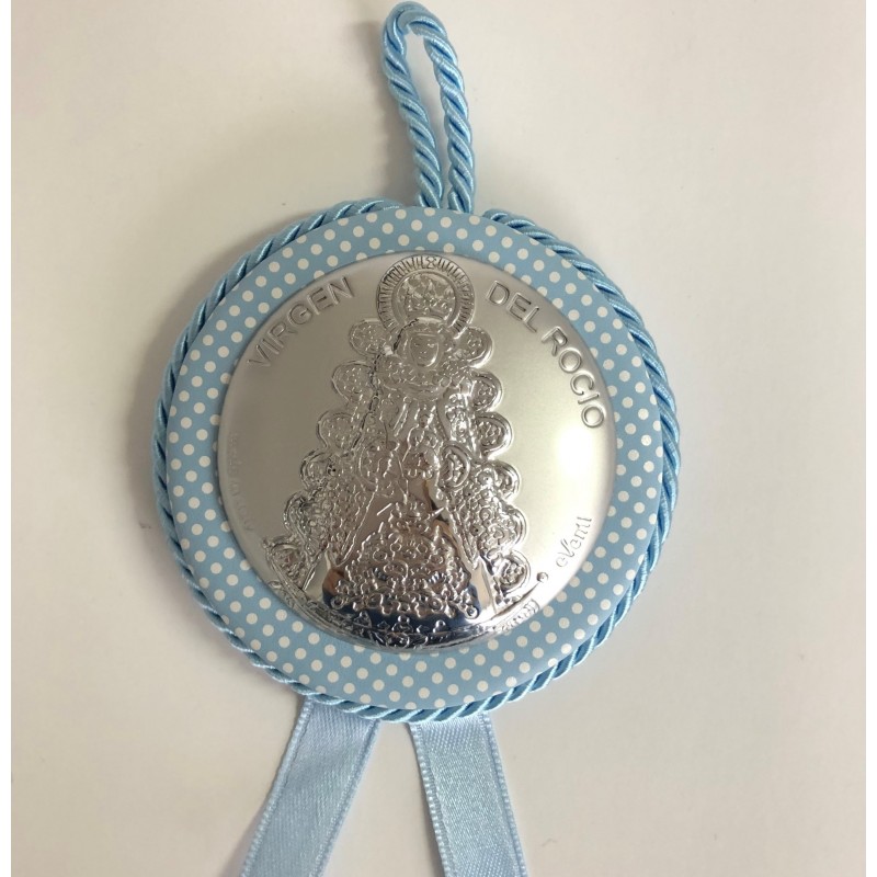 Medallon v. rocio celeste lunares