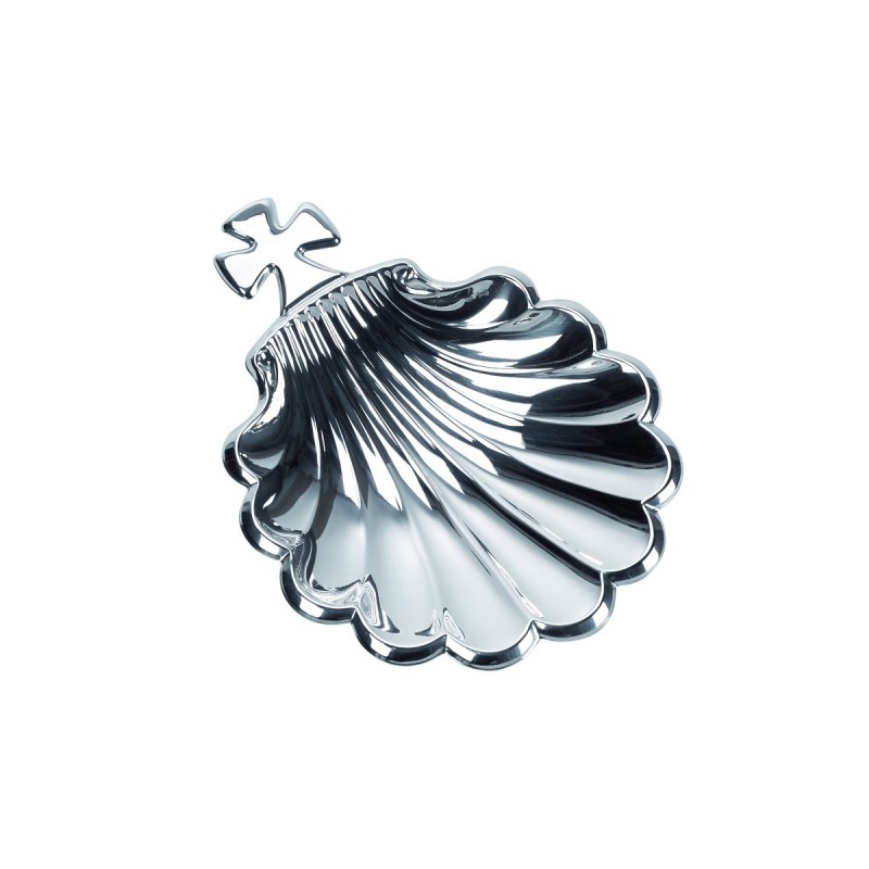 Concha alpaca cruz 14x11cms