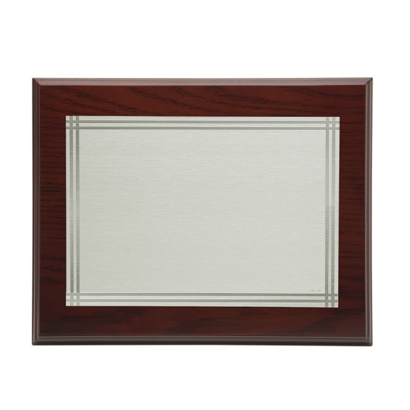 Placa plata 21x15 cms14x10  p-1009 