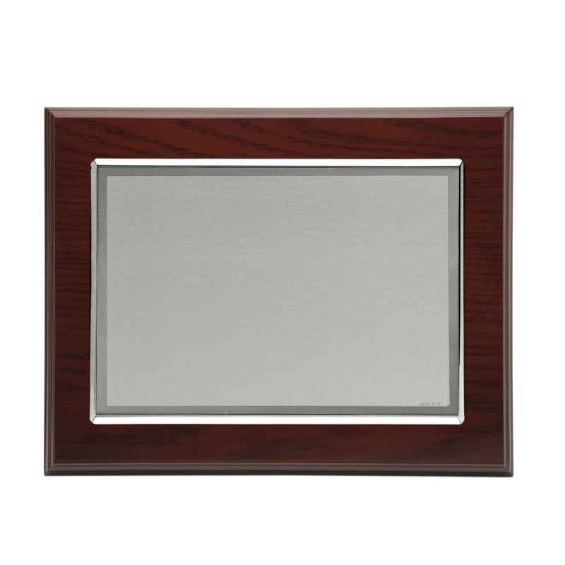 Placa 23x19 plata 16x12  p-1501 