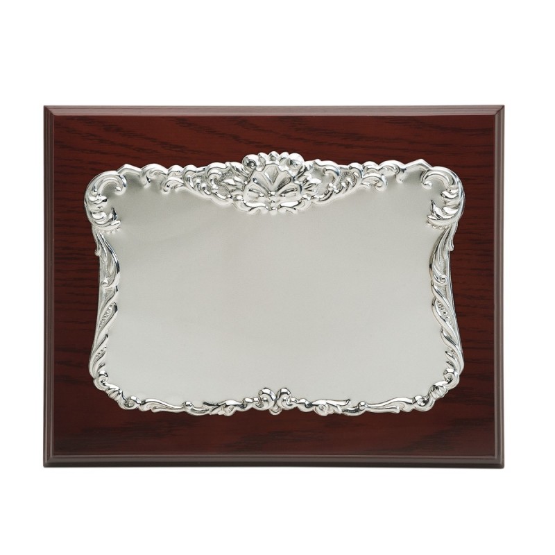 Placa 23x19 plata 16x12  p-1163 